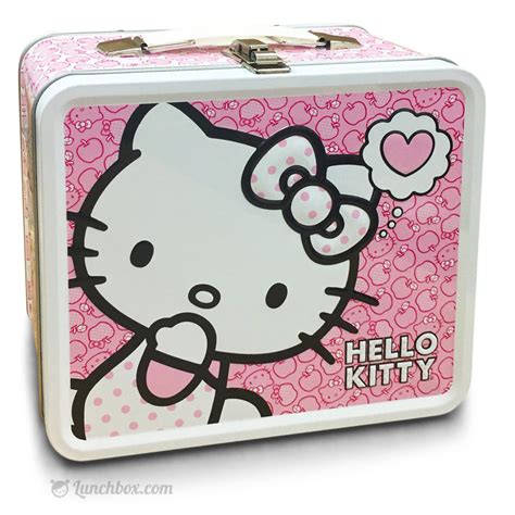 hello kitty metal box|hello kitty metal lunch box.